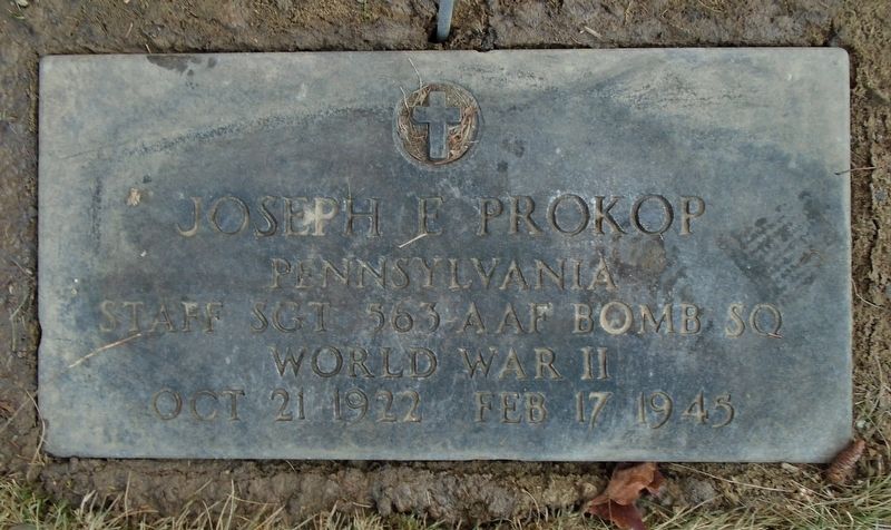 Joseph Prokop Grave Marker in Cathedral Cemetery image. Click for full size.