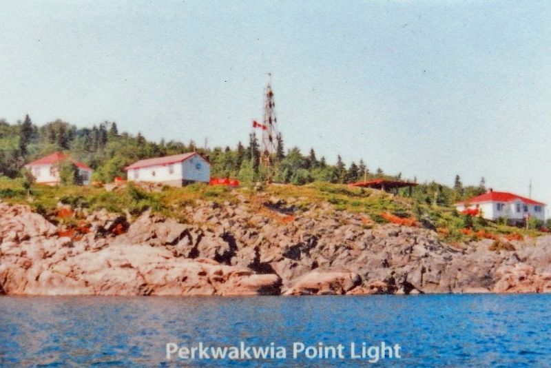 Marker detail: Perkwakwia Point Light. Click for full size. Marker detail: Perkwakwia Point Light image. Click for full size.