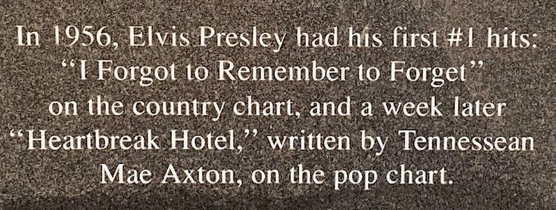 Elvis Presley Marker. Click for full size. Elvis Presley Marker image. Click for full size.