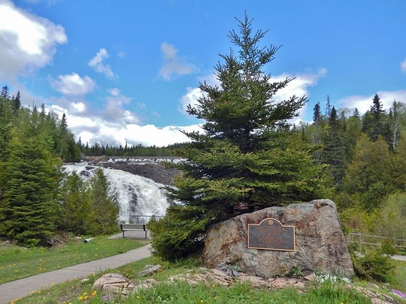 Scenic High Falls Park Dedication Marker image. Click for full size.