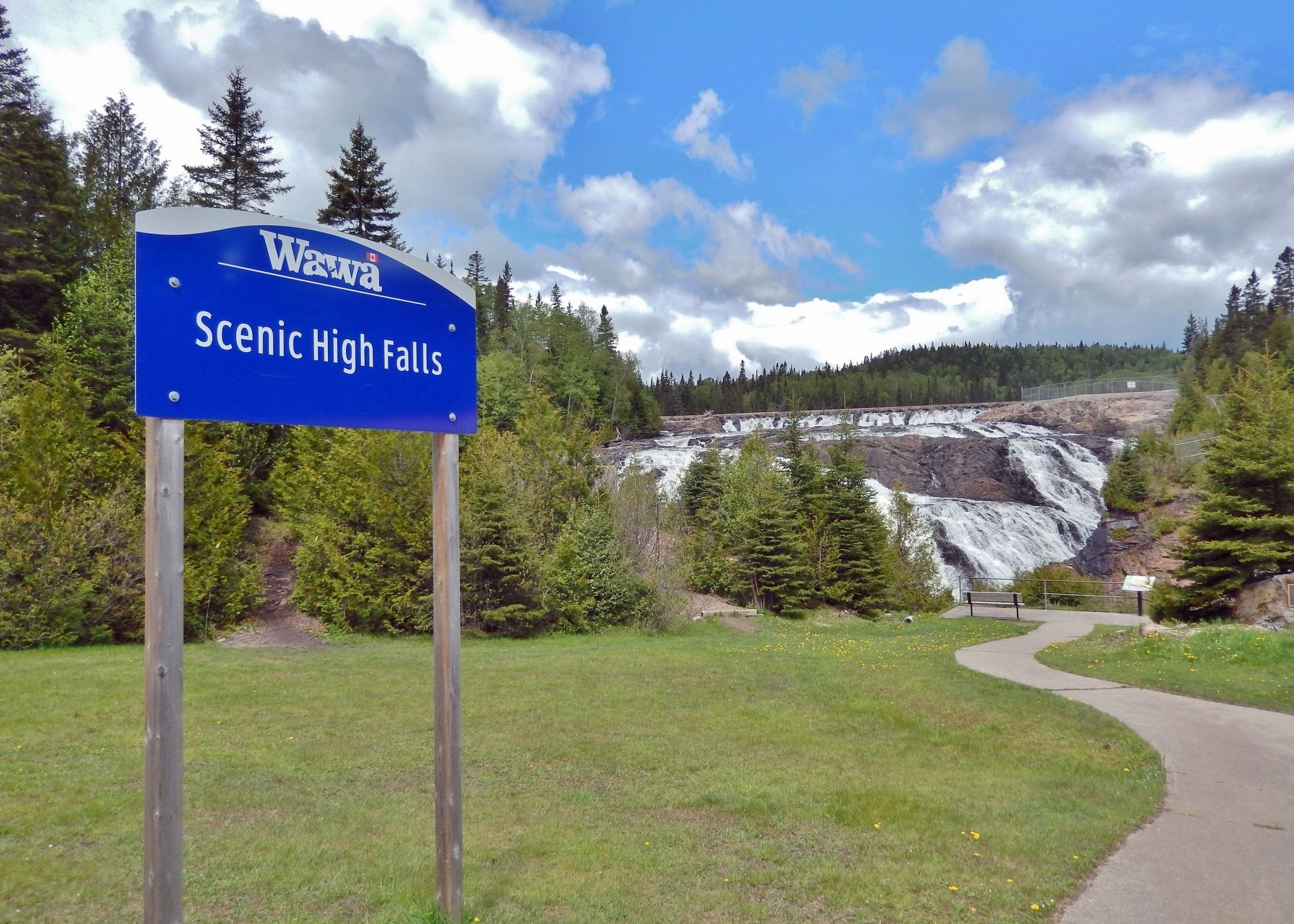 Scenic High Falls Park image. Click for full size.