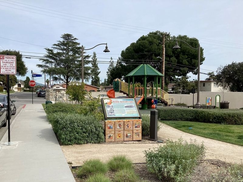 Orange Blossom Park and Marker. Click for full size. Orange Blossom Park and Marker image. Click for full size.