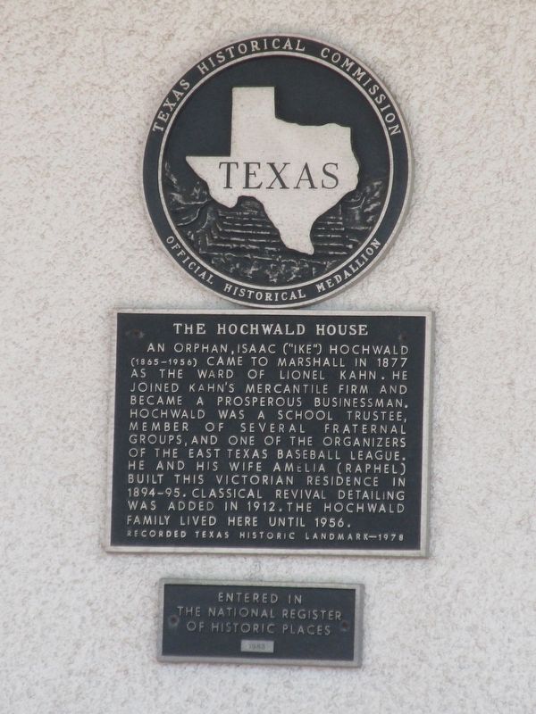 The Hochwald House Marker image. Click for full size.