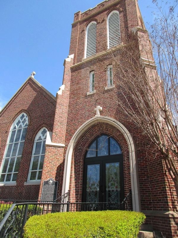 Trinity Episcopal Church and Marker. Click for full size. Trinity Episcopal Church and Marker image. Click for full size.
