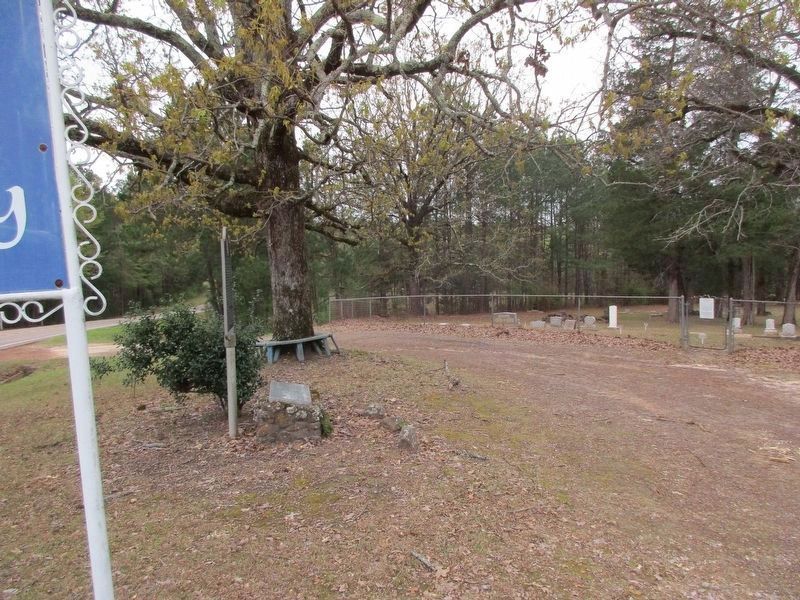 Old Liberty Cemetery and Site of Enon Primitive Baptist Church Marker image. Click for full size.
