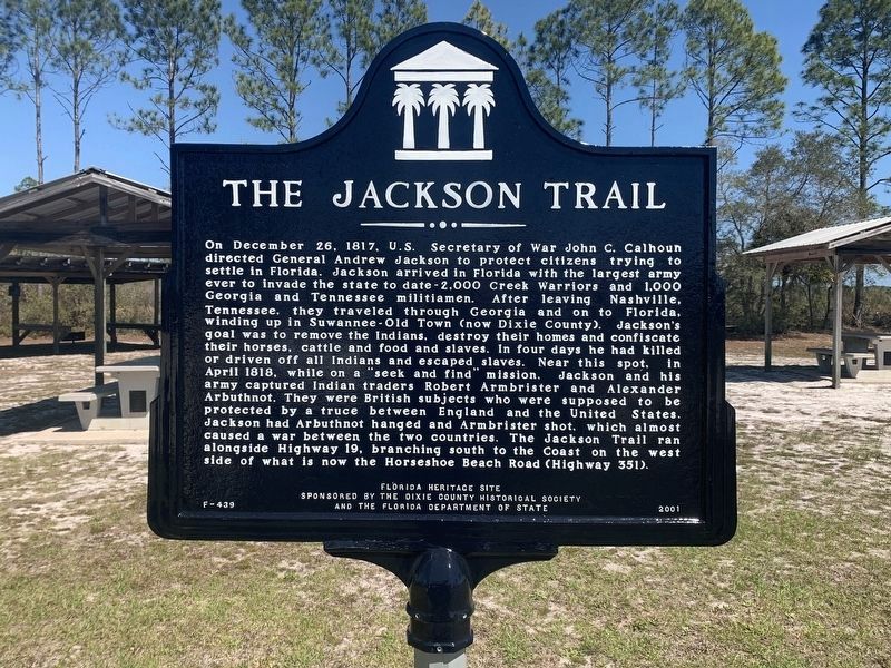 The Jackson Trail Marker image. Click for full size.