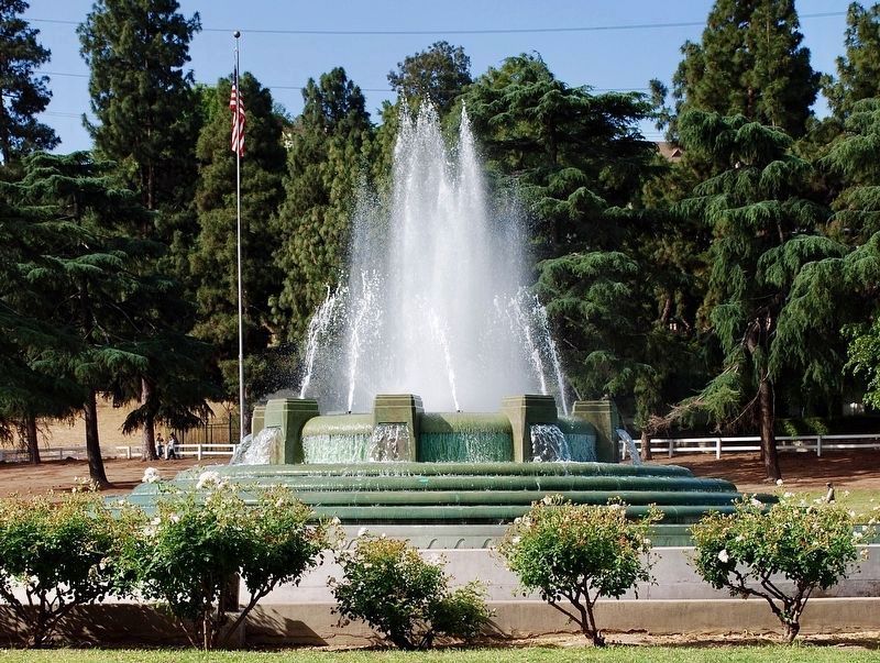 Mulholland Fountain. Click for full size. Mulholland Fountain image. Click for full size.