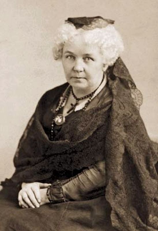 Elizabeth Cady Stanton. Click for full size. Elizabeth Cady Stanton image. Click for full size.
