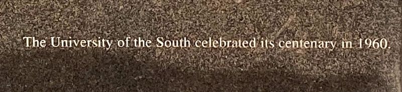 The University of the South Marker. Click for full size. The University of the South Marker image. Click for full size.