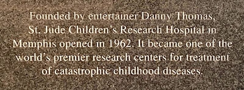 St. Jude Children's Research Hospital Marker image. Click for full size.