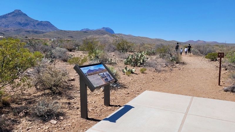 The Vision for the Parks Marker along the hiking trail image. Click for full size.