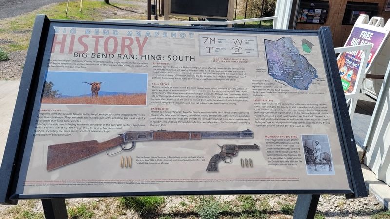 Big Bend Ranching: South Marker image. Click for full size.