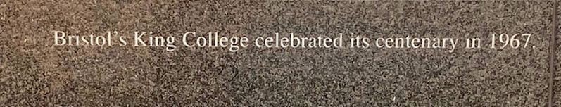 King College Marker. Click for full size. King College Marker image. Click for full size.