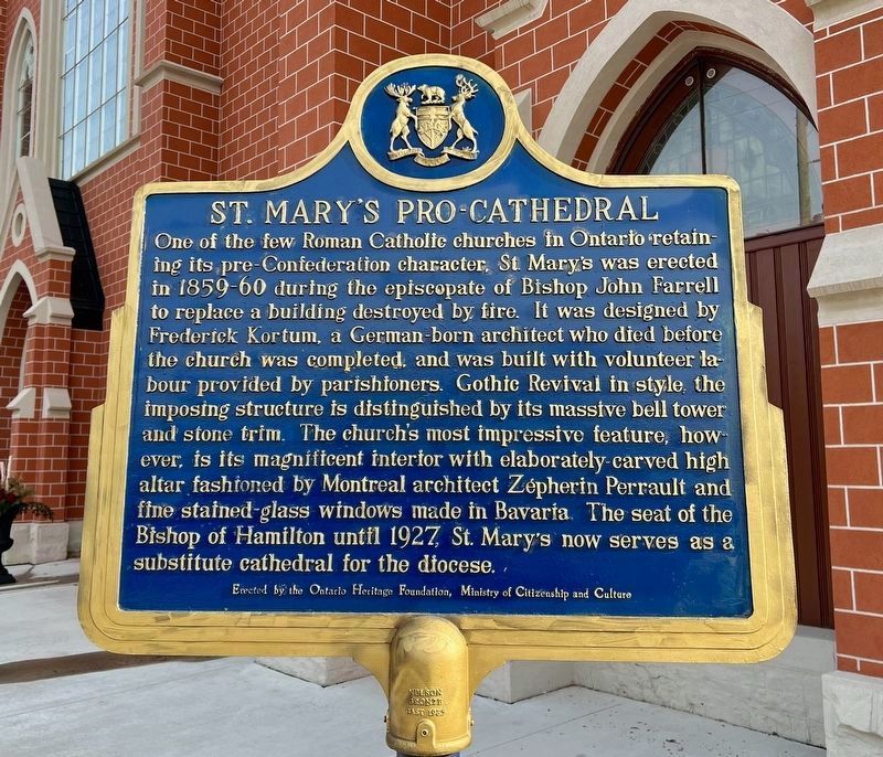 St. Marys Pro-Cathedral Marker image. Click for full size.