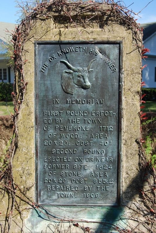 The Ox Knoweth His Owner Marker image. Click for full size.
