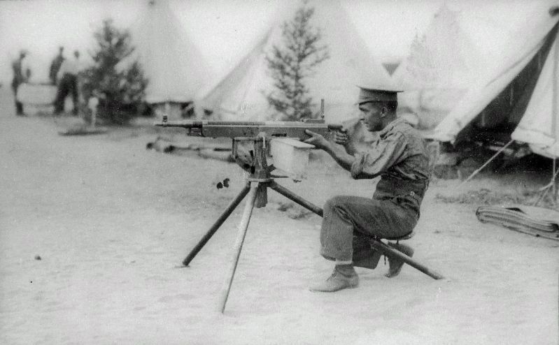 Marker detail: Cold Machine Gun / Mitrailleuse Colt image. Click for full size.