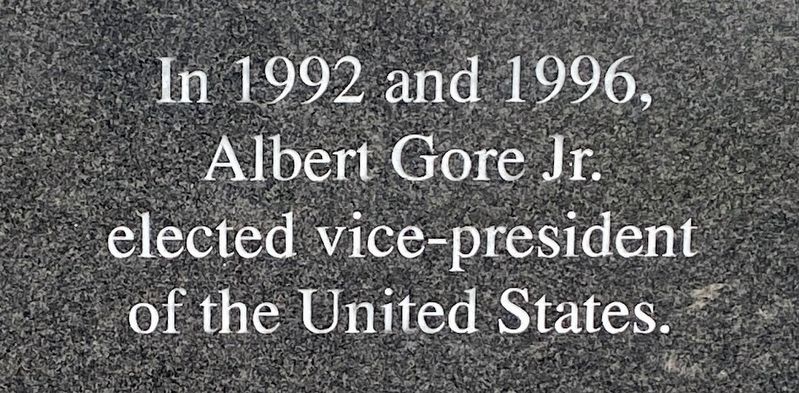 Albert Gore Jr. Marker image. Click for full size.