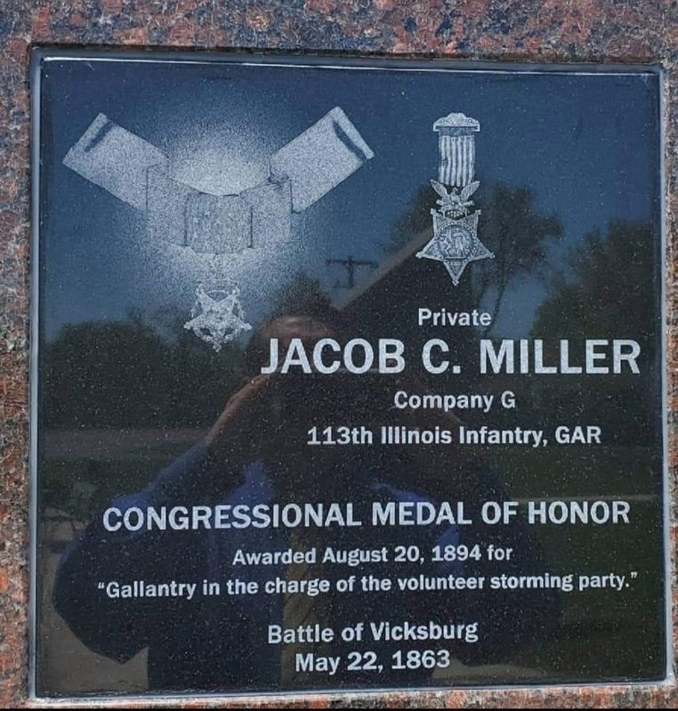 Jacob C. Miller, Medal of Honor image. Click for full size.