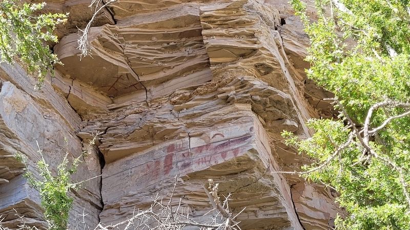 Rock art along the Hot Springs trail image. Click for full size.