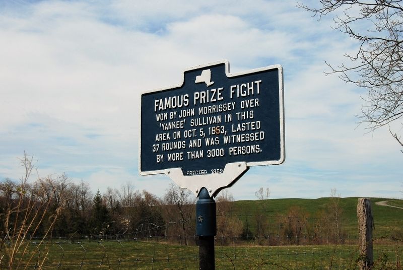 Famous Prize Fight Marker image. Click for full size.