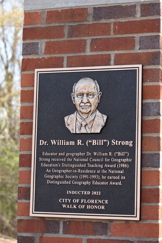 Dr. William R. ("Bill") Strong Marker image. Click for full size.