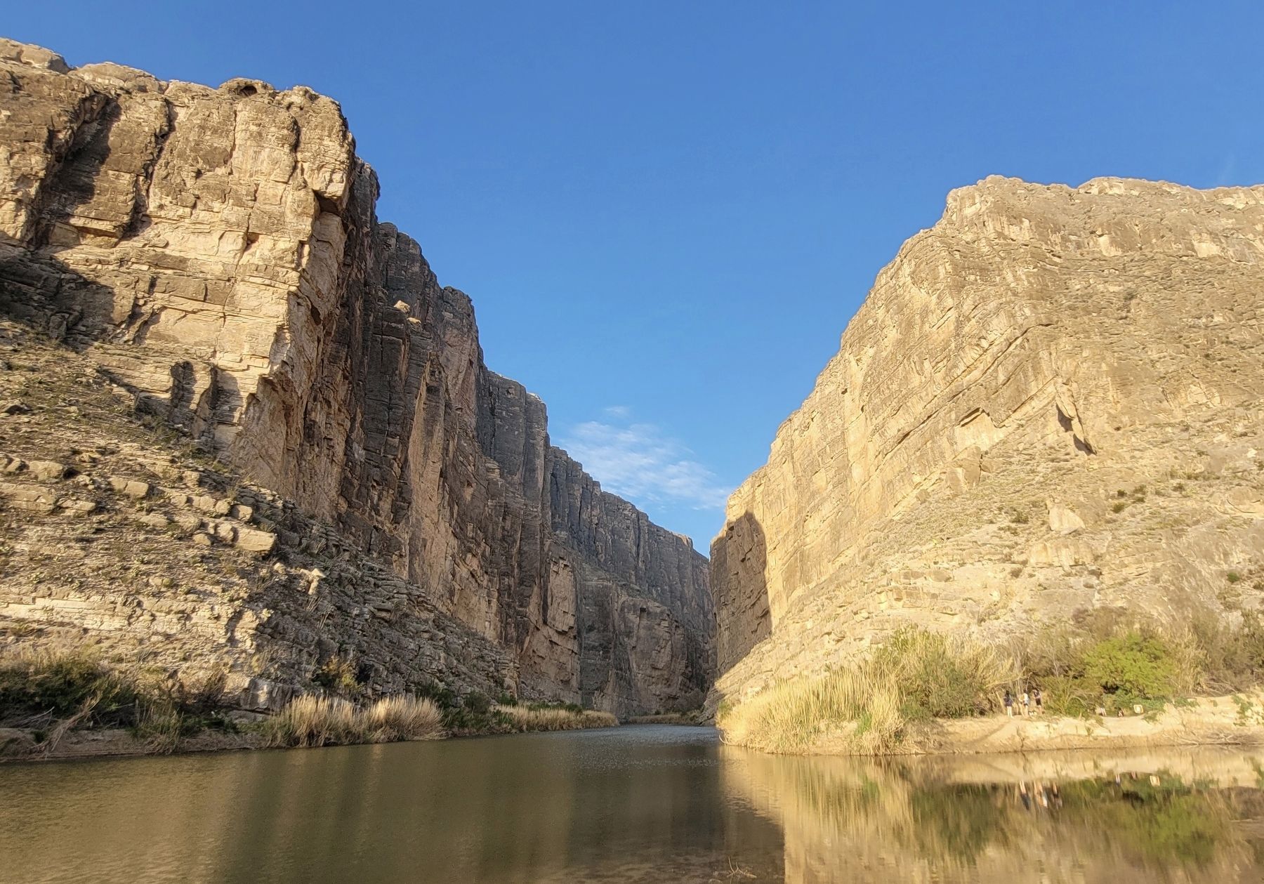 The entrance to the Santa Elena Canyon image. Click for full size.