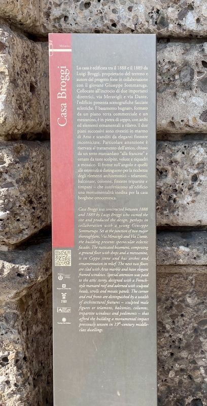 Casa Broggi Marker image. Click for full size.