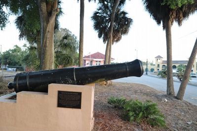 Cannon from the USS Constitution Marker image. Click for full size.
