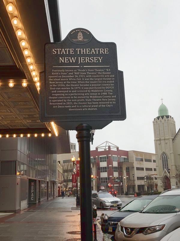 State Theater New Jersey Marker image. Click for full size.