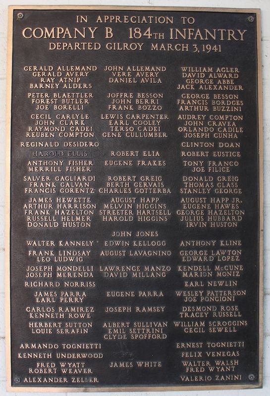 Company B 184th Infantry Marker image. Click for full size.