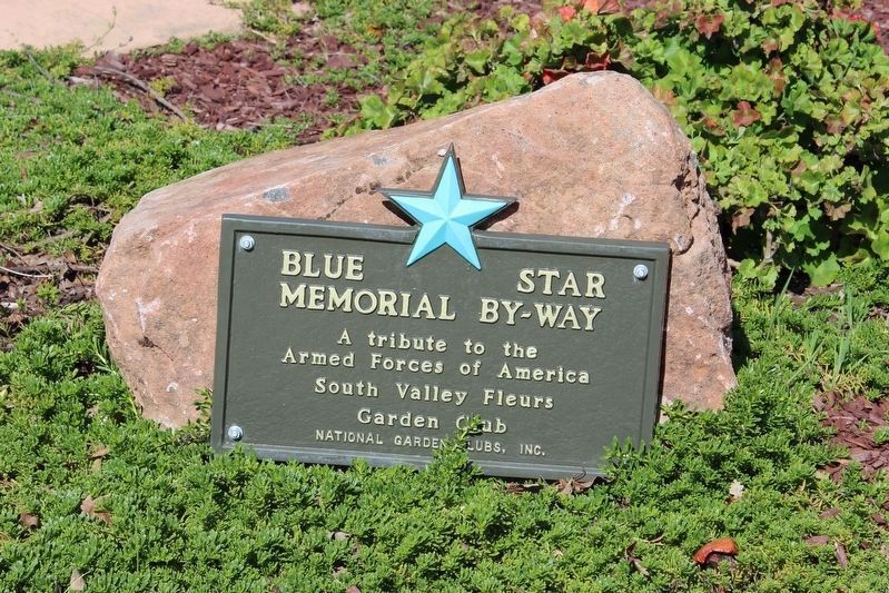 Blue Star Memorial By-Way Plaque image. Click for full size.