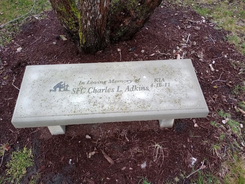 SFC Charles L. Adkins Marker image. Click for full size.