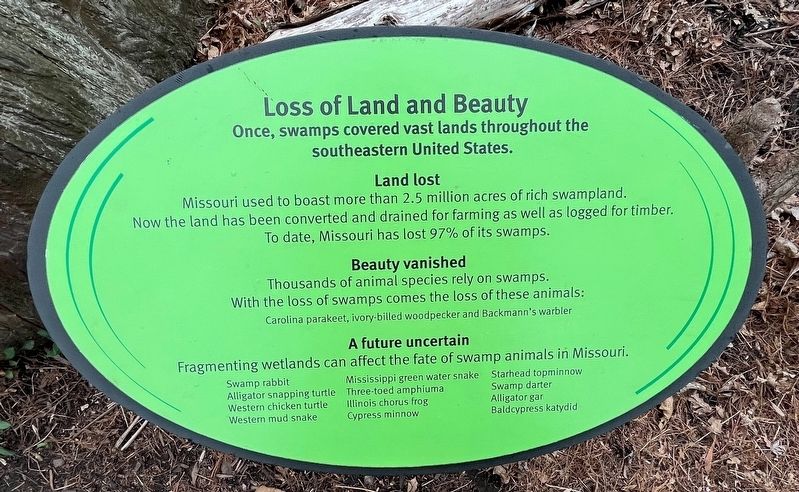 Loss of Land and Beauty Marker image. Click for full size.