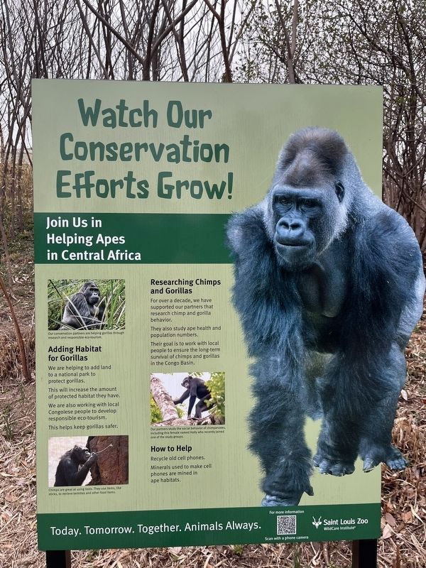 Watch Our Conservation Efforts Grow! Marker image. Click for full size.