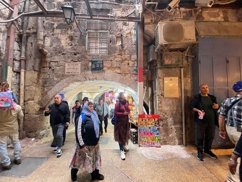 Souk Khan al-Zeit Street Marker image. Click for full size.