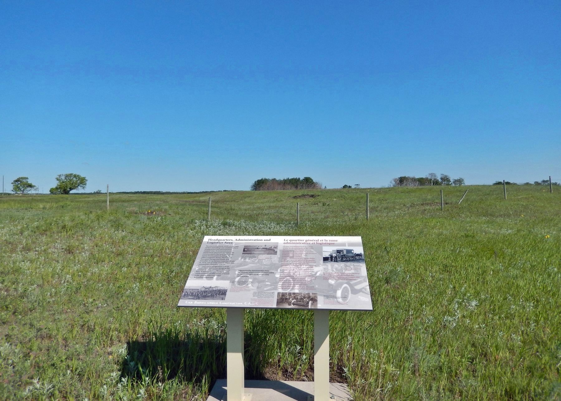 Headquarters, Administration and Logistics Area Marker image. Click for full size.