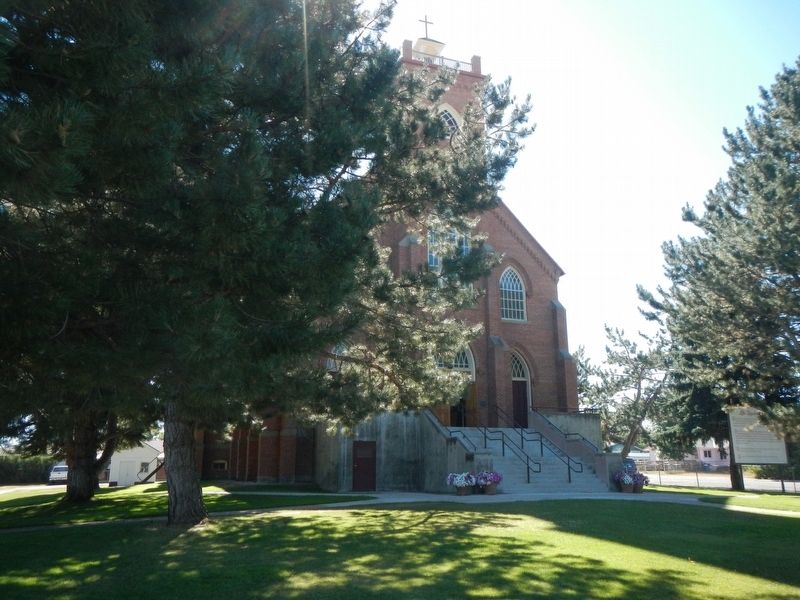 St Ignatius Mission and Marker image. Click for full size.