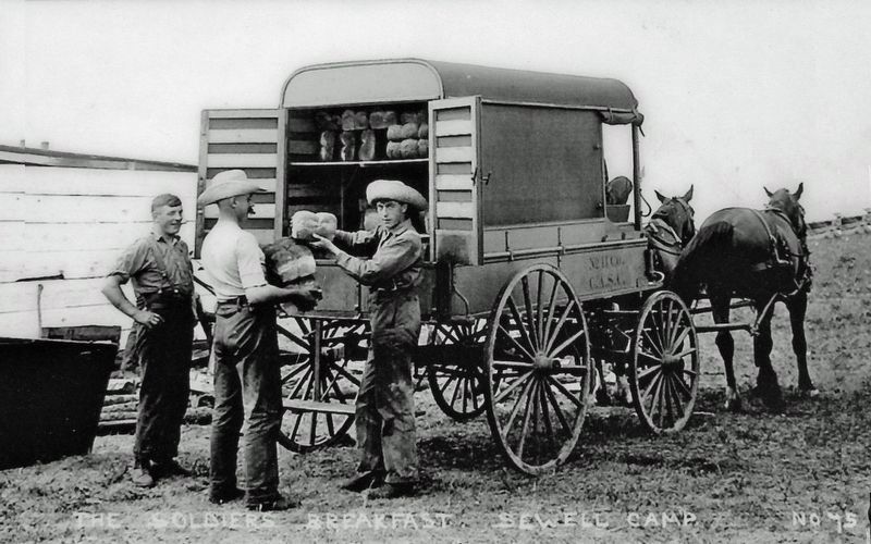 Marker detail: Bread rations / rations de pain image. Click for full size.