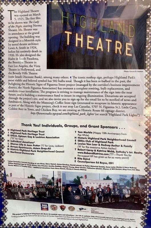 Sign in Theatre Window image. Click for full size.
