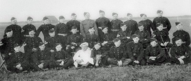 Marker detail: Canadian Army Medical Corps image. Click for full size.