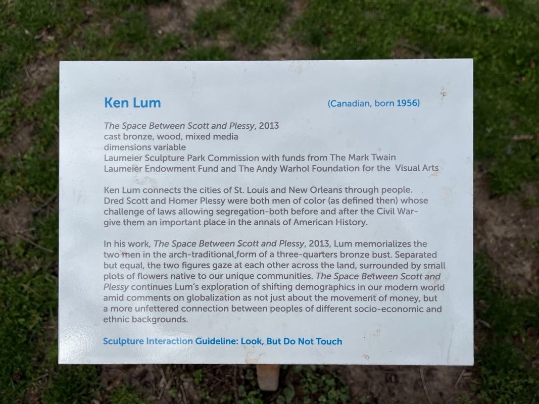 Ken Lum (Canadian, born 1956) Marker image. Click for full size.