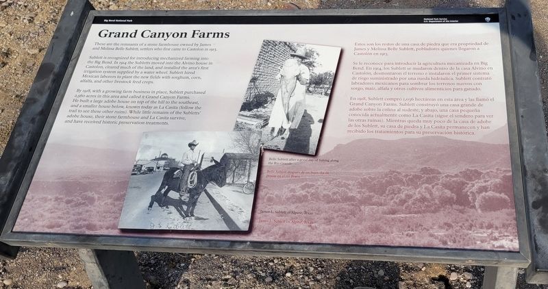 Grand Canyon Farms Marker image. Click for full size.