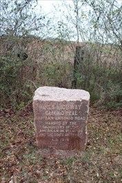 Kings Highway Camino Real  Old San Antonio Road Marker #06 image. Click for full size.