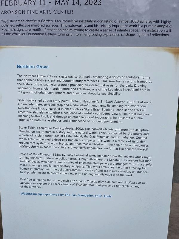 Northern Grove Marker image. Click for full size.