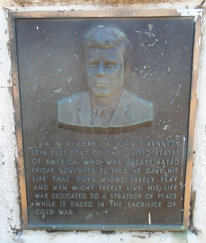 John F. Kennedy Marker image. Click for full size.