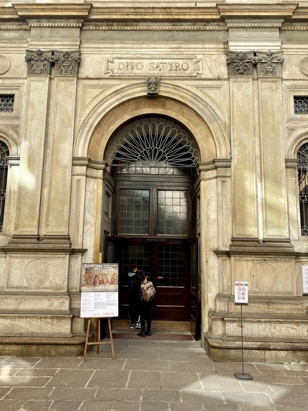 Santa Maria presso San Satiro - entrance image. Click for full size.