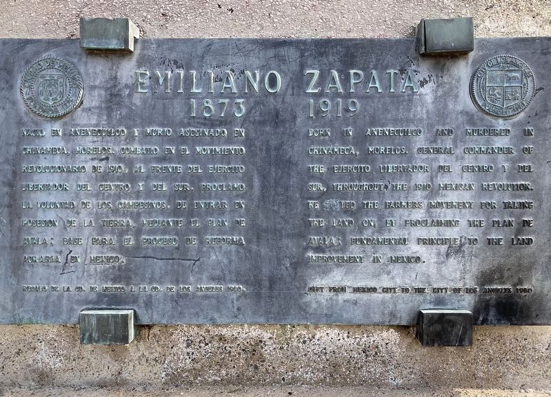 Emiliano Zapata Marker image. Click for full size.