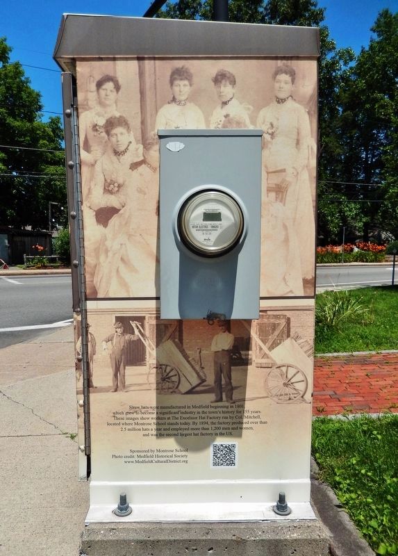 Straw Hat Factory Marker (<i>south side</i>) image. Click for full size.
