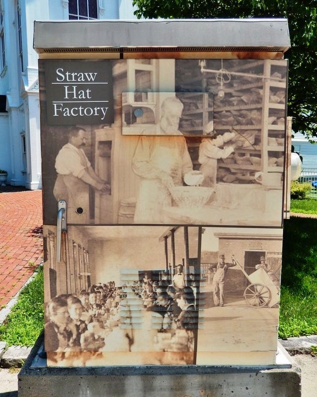 Straw Hat Factory Marker (<i>east side</i>) image. Click for full size.