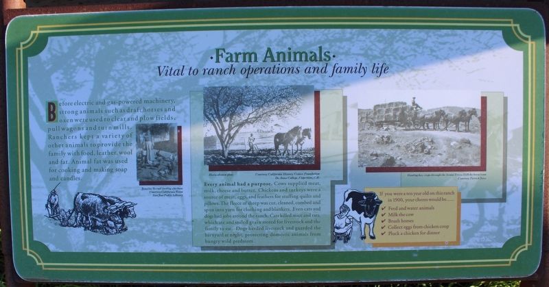 Farm Animals Marker image. Click for full size.